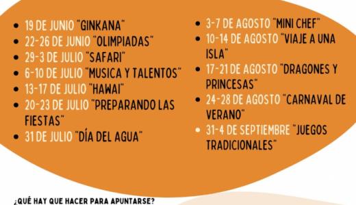 Campamento de verano 2026 Monte San Julián