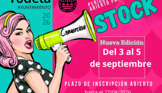 Cartel feria stock septiembre 2026