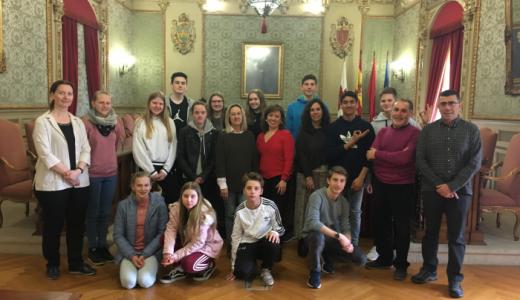 Visita estudiantes alemanes IES Benjamín de Tudela
