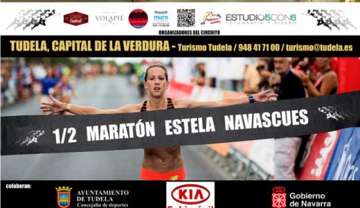 Cartel Media Maratón Estela Navascués
