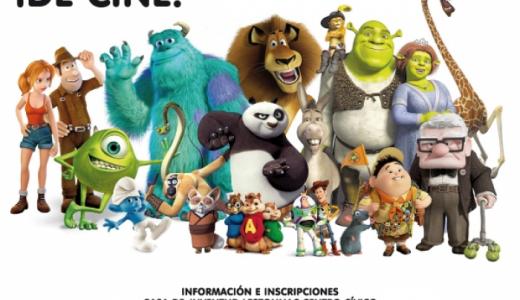 Cartel "unas vacaciones de cine"