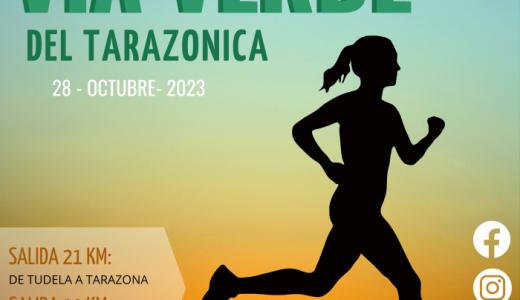 Cartel Vía verde Tarazonica
