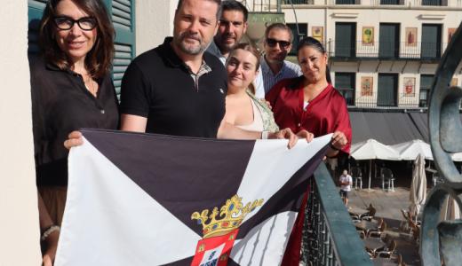 Colocación bandera Ceuta