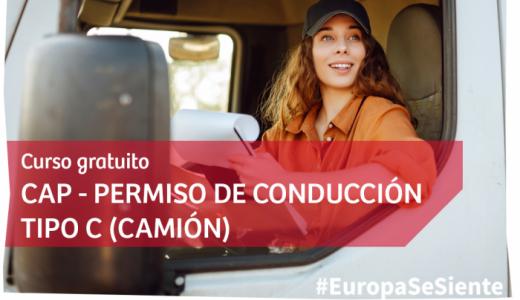 Curso CAP y Conductor de Camión, gratuito. 8 mayo 2025