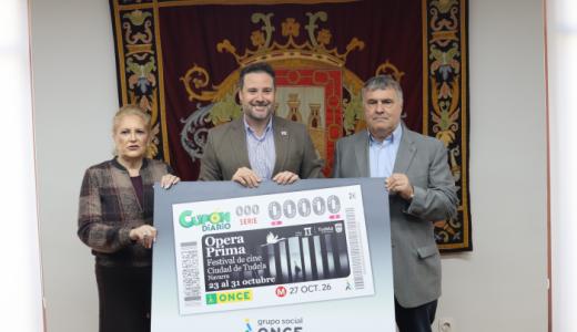 Tudela celebra el Festival de Cine Ópera Prima con un cupón conmemorativo de la ONCE