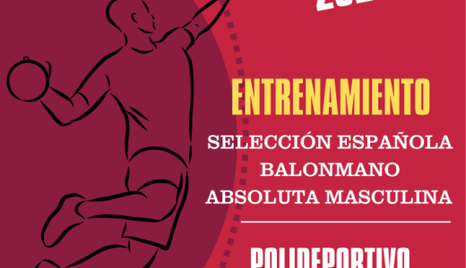 Entrenamiento de la selección española de balonmano. 3 enero 2026