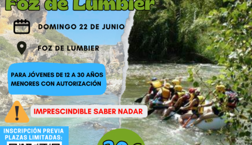 Excursión Descenso en Barca por la Foz de Lumbier 22 junio 2025 a