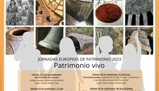 Jornadas Europeas de Patrimonio sept. 2023