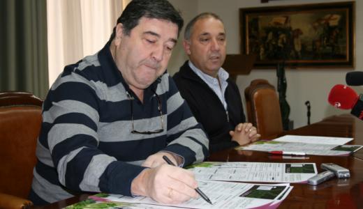 José Aguado (Restaurante Príncipe de Viana) y Jesús Älava (Concejal de Turismo)