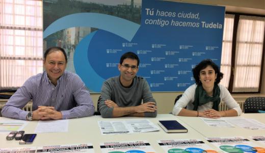 José Ángel Andrés (Hacienda), Rubén Domínguez ( Participación) y Marisa Marqués (Bienestar Social y Mujer)