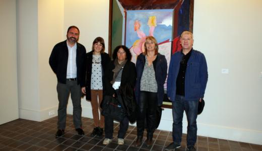 Christophe Zamprogno (Director de la oficina de turismo), Sofía Pardo (Concejala de Turismo), Isabelle Marquez (Técnica del Ayuntamiento), Marie-Christine (Concejal de Mont de Marsans)y Javier Gómez (Concejal de Cultura).