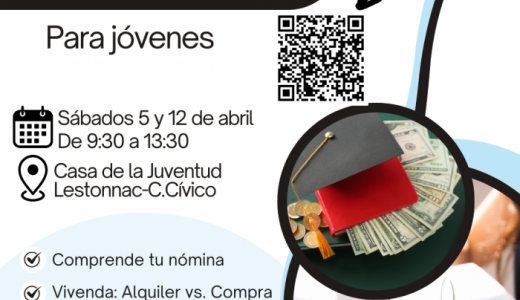 ME RENTA. Curso de Educación financiera para jóvenes. 5 y 12 abril 2025