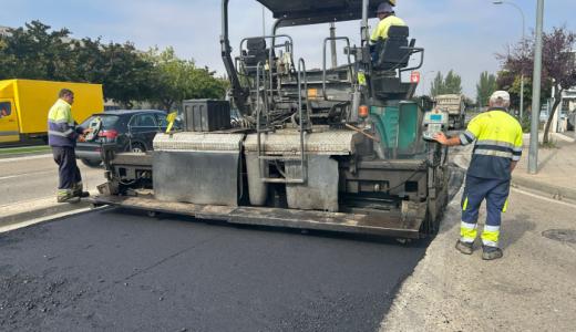 Obras asfaltados calles Tudela fase 1
