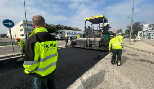 Obras de asfaltado en polígonos industriales