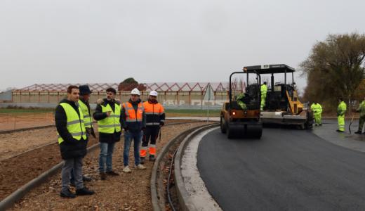 Obras rotonda Avda. Zaragoza