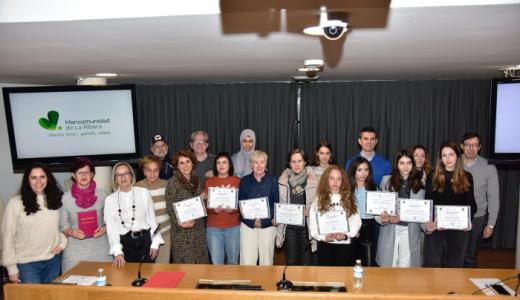 Personas premiadas en el concurso