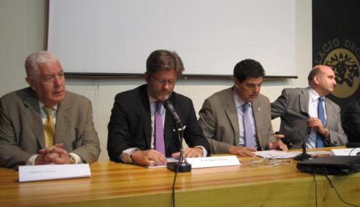 A la izda. Robert Lanquar, Coordinador del Simposio Internacional