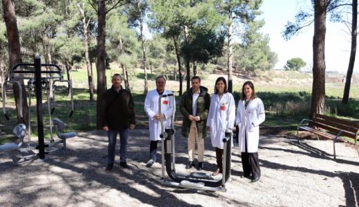 Visita espacio de esparcimiento creado junto al Hospital