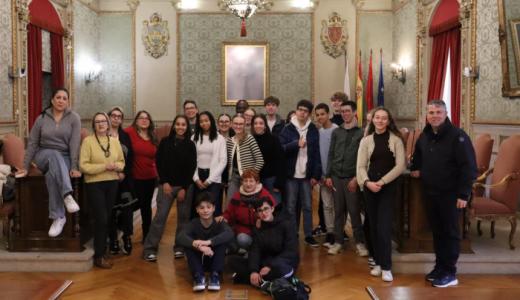 Visita franceses intercambio Benjamín